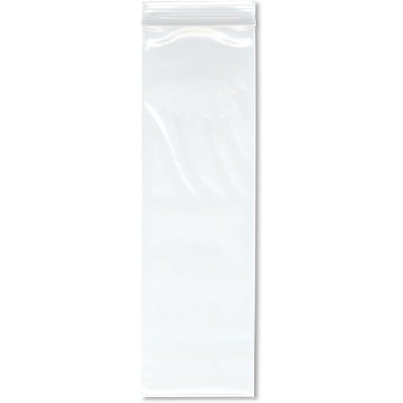 Plymor 3" x 10" (Pack of 53), 4 Mil Heavy Duty Zipper Reclosable Plastic Bags - Picture 1 of 3